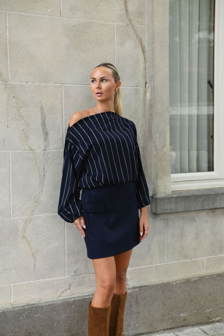 blauw streepje
